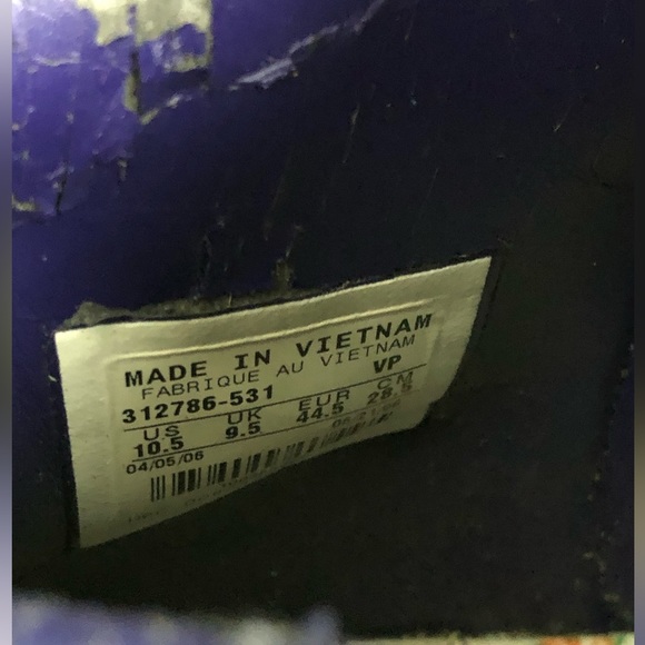 RARE Nike Dunk High Premium Samurai Horse Hair Sneakers Size 10.5 - Picture 8 of 12